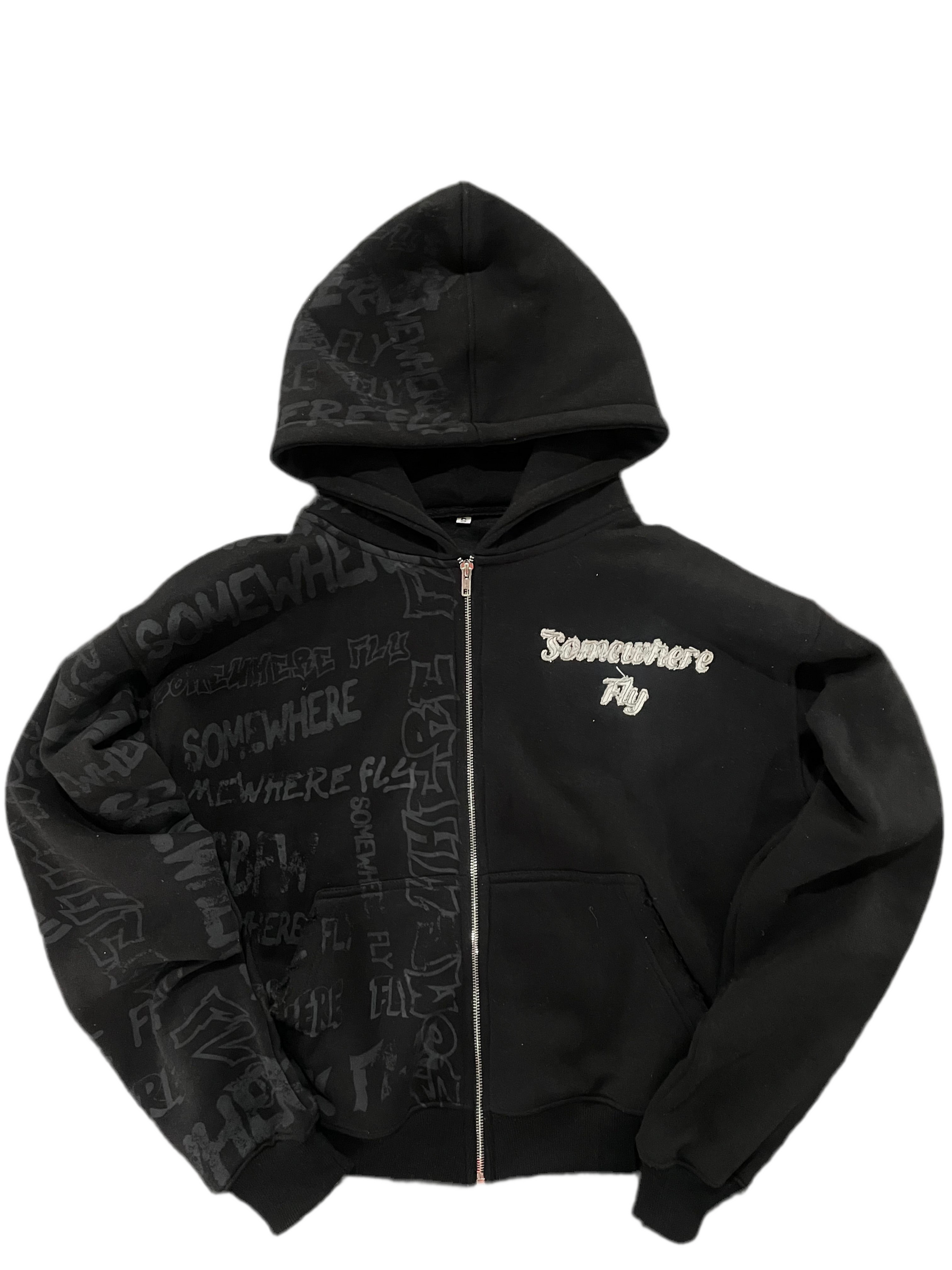 Black Graffiti Hoodie